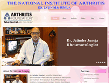 Tablet Screenshot of drjatinderjuneja.com